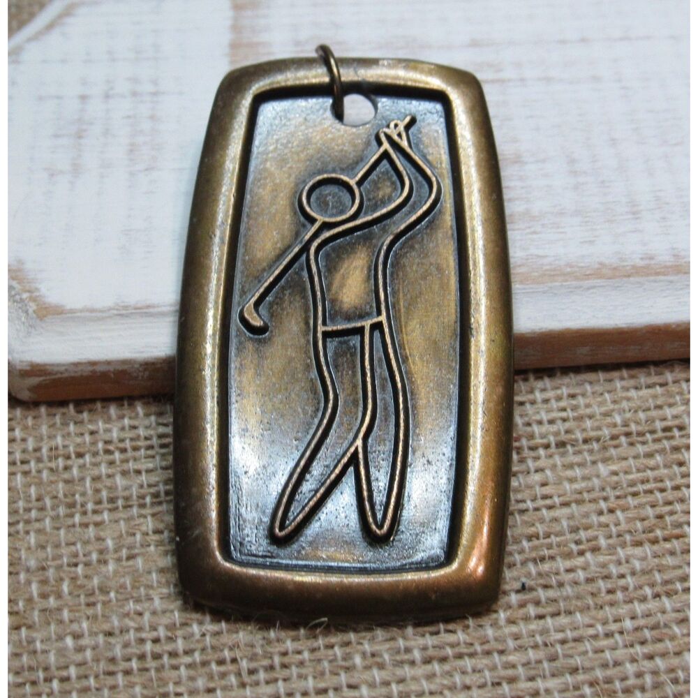 Vintage 1968 "Key Carriers" Golfer Pendant